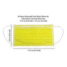 Load image into Gallery viewer, Disposable 4-ply Face Mask - Yellow