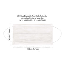 Load image into Gallery viewer, Disposable 3-ply Face Mask for Children - White