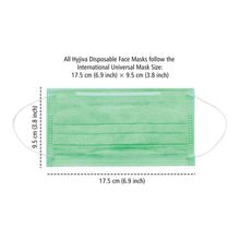 Load image into Gallery viewer, Disposable 3-ply Face Mask - Green