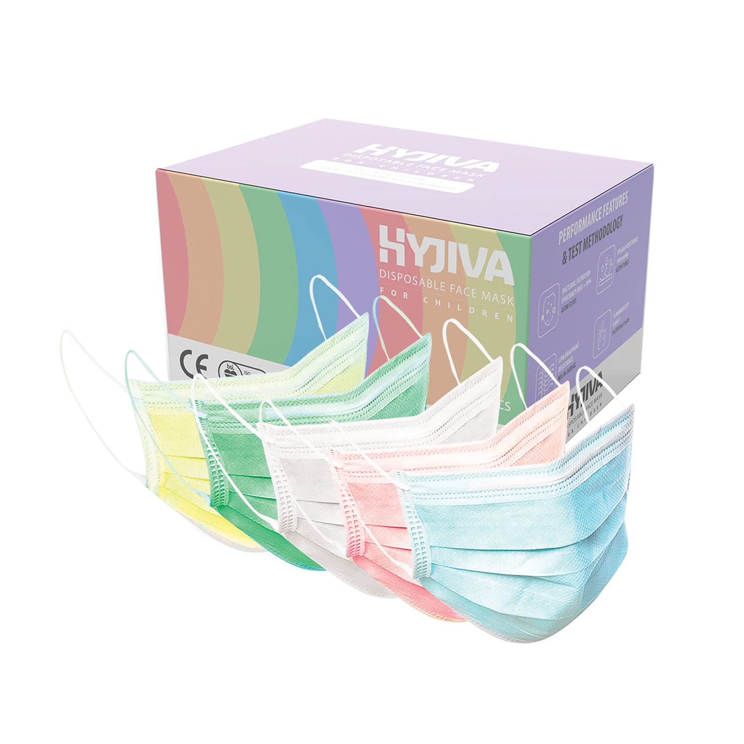 Disposable 3-ply Face Mask for Children - Assorted – Hyjiva