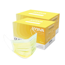 Load image into Gallery viewer, Disposable 3-ply Face Mask for Children - Yellow