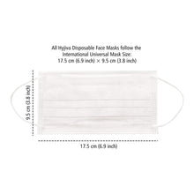 Load image into Gallery viewer, Disposable 3-ply Face Mask - White