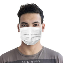 Load image into Gallery viewer, Disposable 3-ply Face Mask - White