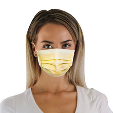 Load image into Gallery viewer, Disposable 3-ply Face Mask - Yellow