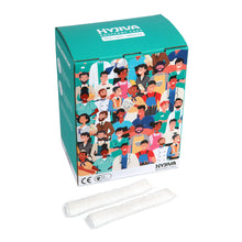 Load image into Gallery viewer, Hyjiva Disposable Bouffant Cap - 10 gsm, Non-woven Fabric, 100 pcs - Stretchable Head Cover for Hospital/Factory/Kitchen (White)