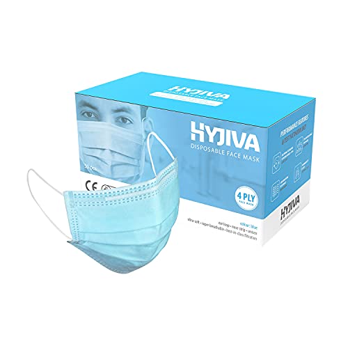 Disposable 4-ply Face Mask - Blue