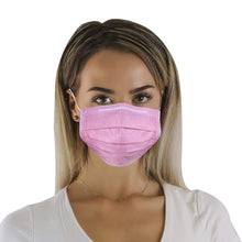 Load image into Gallery viewer, Disposable 4-ply Face Mask - Pink
